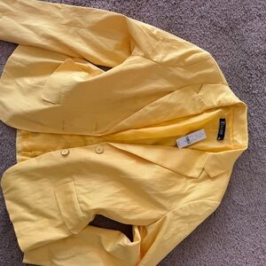 NWT Avenue Vibrant Yellow Blazer by NY & Co